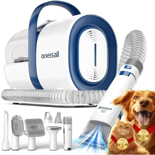 Dog Grooming Vacuum with Clipper Nail Grinder