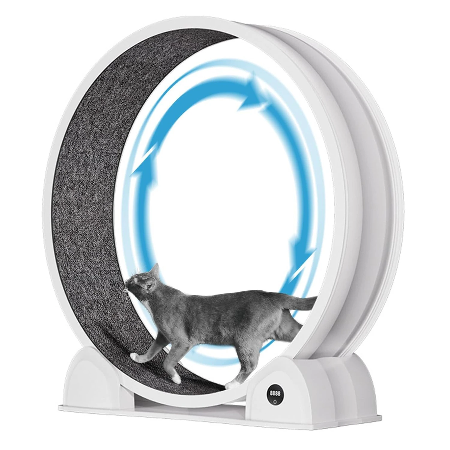 Cat Wheel Treadmill with Pedometer